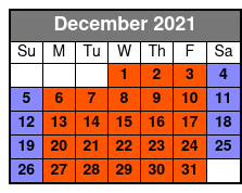 Crayola Experience December Schedule