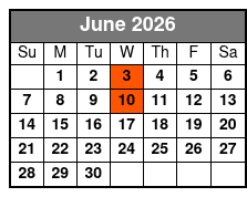 The Orlando Eye (T) June Schedule
