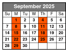 Sea Screamer Boat Cruise in Clearwater Beach with Transport September Schedule