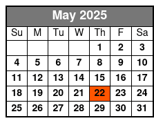 Madame Tussauds Ticket (T) May Schedule