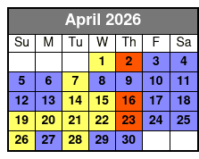 3 Attraction Combo Ticket (S) April Schedule