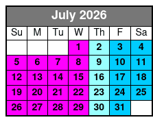 3 Attraction Combo Ticket (S) July Schedule