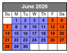 Madame Tussauds + Sea Life (S) June Schedule