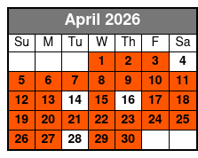 2 Attraction Combo Ticket (P) April Schedule