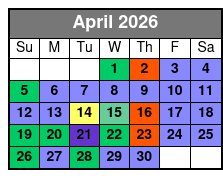 Madame Tussauds Orlando April Schedule