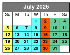 Madame Tussauds Orlando July Schedule