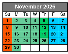 Madame Tussauds Orlando November Schedule