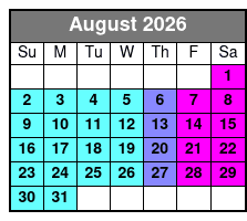Sea Life Orlando Ticket (S) August Schedule