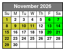 Sea Life Orlando Ticket (S) November Schedule