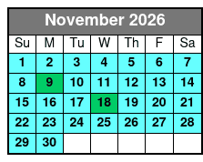 Orlando Indoor Skydiving Experience with 2 Flights & Personalized Certificate November Schedule