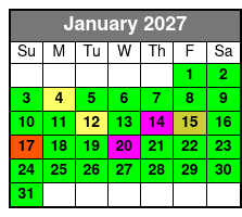 Orlando Indoor Skydiving Experience with 2 Flights & Personalized Certificate January Schedule