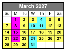 Orlando Indoor Skydiving Experience with 2 Flights & Personalized Certificate March Schedule