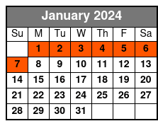 15 Minute Evening Flight January Schedule
