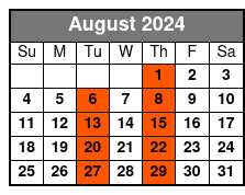 Manatee Swim, Park & Airboat August Schedule