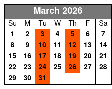 Manatee Swim, Park & Airboat March Schedule