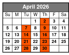 Manatee Swim, Park & Airboat April Schedule