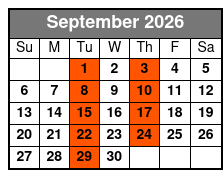 Manatee Swim, Park & Airboat September Schedule