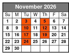 Manatee Swim, Park & Airboat November Schedule