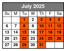 Crystal River Manatee Swim from Orlando July Schedule