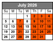 Crystal River Manatee Swim from Orlando July Schedule