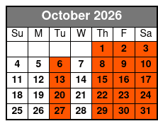 Crystal River Manatee Swim from Orlando October Schedule
