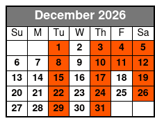 Crystal River Manatee Swim from Orlando December Schedule