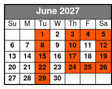 Crystal River Manatee Swim from Orlando June Schedule
