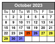 30Mins -Max of 3pax Per JetSki October Schedule