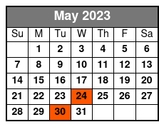 1 Hour Per Jet Ski May Schedule