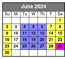 Crisis at 1600 June Schedule