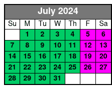 Crisis at 1600 July Schedule