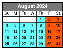 Crisis at 1600 August Schedule