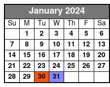 Manatee Kayak Tour at Blue Springs State Park January Schedule