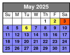 2-Hour Cypress Forest Guided Kayak Tour May Schedule
