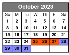 Waterski Wakeboard and Tubing Charter from Lake Buena Vista Area October Schedule