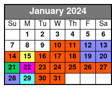 Waterski Wakeboard and Tubing Charter from Lake Buena Vista Area January Schedule