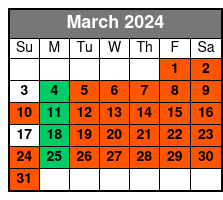 Waterski Wakeboard and Tubing Charter from Lake Buena Vista Area March Schedule