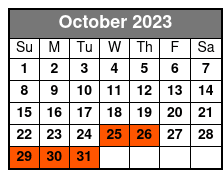 Senor Frogs Orlando Dining Packages October Schedule