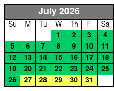 Orlando Bioluminescence Comb Jelly Kayaking Tour July Schedule