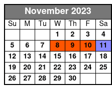 09:30 November Schedule