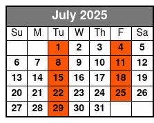 Wild Florida Adventure Package Tour July Schedule
