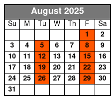Wild Florida Adventure Package Tour August Schedule