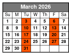 Wild Florida Adventure Package Tour March Schedule
