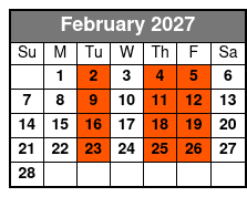 Wild Florida Adventure Package Tour February Schedule