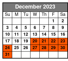 Am December Schedule