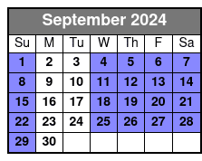 Default September Schedule