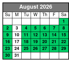 Orlando Tree Trek Adventure Park August Schedule