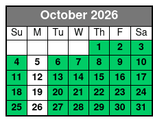 Orlando Tree Trek Adventure Park October Schedule