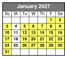 Orlando Tree Trek Adventure Park January Schedule