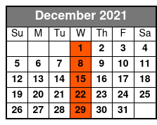 Clearwater Beach Excursion with Deep Sea Fishing December Schedule